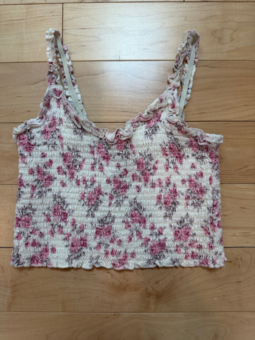 Katie J NYC floral crop top